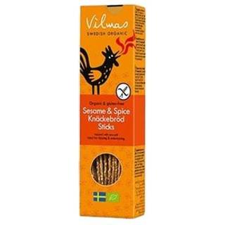 Fjällbergets Bageri Vilmas Knækbrødsstave, Chili & Sesam, 120 g