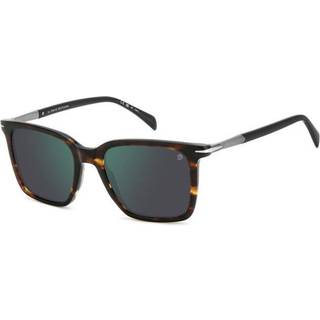 DAVID BECKHAM Mand DB 1130/S EX4/MT Solbriller Acetat Havana Grøn Firkantet Normal Spejl