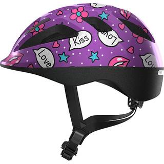 Abus børnehjelm - Purple Kisses