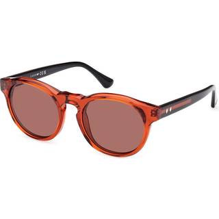 Web WE0324 42S 52 Solbriller Mænd Orange - Glossy Transparent Orange - 52mm