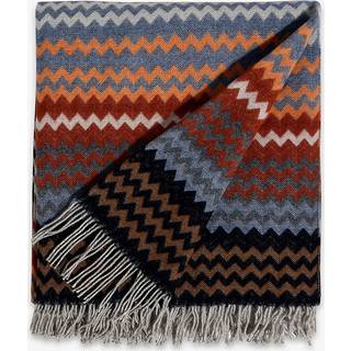 Missoni Blankets - 'Humbert' throw, black in Black Multicolor 87%WO-13%PA