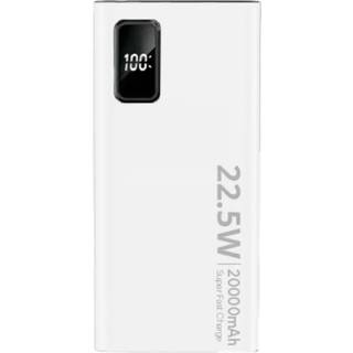 SiGN Ekstremt Kraftig Powerbank 20000mAh, 22.5W - Hvid