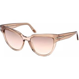 Tom Ford FT0941 NADINE 45G 57 Solbriller Kvinder Brun - Transparent Brown - 57mm