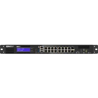 QNAP QGD-1600 Administreret Gigabit Ethernet (10/100/1000) 1U Sort, Grå