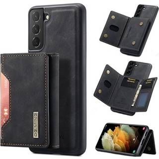 DG.Ming M2 Samsung Galaxy S21 FE 5G Hybrid Cover med Pung - Sort