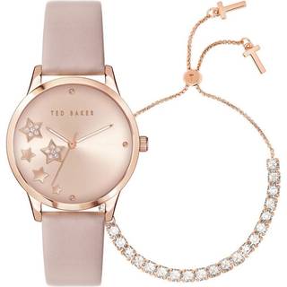 Ted Baker Ladies Fitzrovia Stars Stainless Steel Pink Watch BKGFW2218