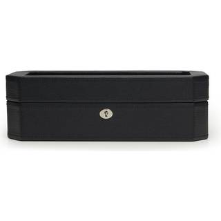 Wolf Windsor Urboks 5 ure Sort Imiteret Læder 4583029 - Unisex - Faux Leather