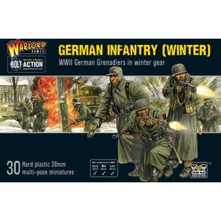 Warlord Bolt Action Winter German Grenadiers Infanteri 1:56 WWII Milit?r Wargamimg Plastik Model Kit Lille