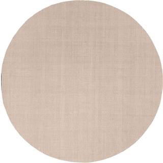 Louise Roe Found 05 Tæppe Ø220 Cm - Uldtæpper Uld Sanded Beige - 10210-8-12
