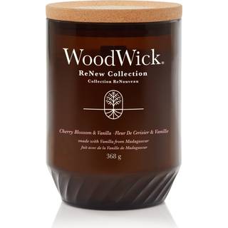 Woodwick Renew Cherry Blossom & Vanilla duftlys Trævæge 368 g - 368 g