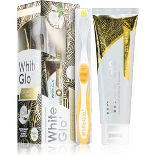White Glo Coconut Oil Shine Blegende tandpasta med børste Coconut and Mint Flavour 150 g - 150 g