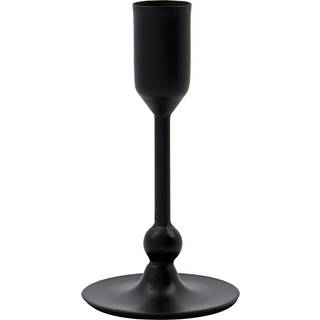 Lysestage, Folk, 12cm, Sort