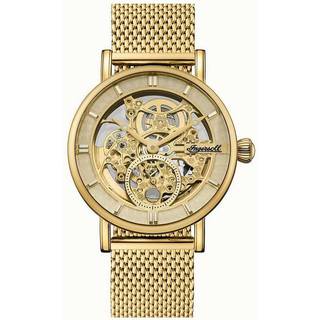 Ingersoll The Herald Automatic Gold Dial Gold PVD Milanese Bracelet Men's Watch I004013