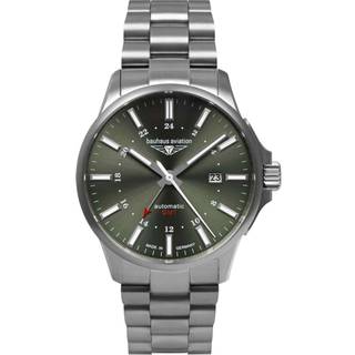 Bauhaus 2868M-4 Herrenuhr Aviation Automatik Titanium 42mm 10ATM