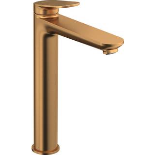 Duravit Wave XL håndvaskarmatur uden bundventil, Børstet bronze