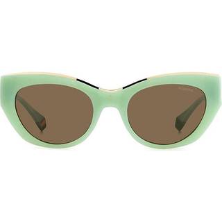 Polaroid PLD 6199/S/X Polarized 1ED/SP 50 Solbriller Kvinder Grøn - Frosted Light Green - 50mm