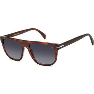 DAVID BECKHAM Mand DB 7111/S EX4/9O Solbriller Acetat Havana Grå Pilot Normal Skygge