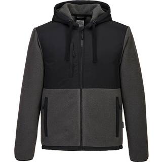 KX3 Borg fleece - Sort/Grå (Størrelse: L)