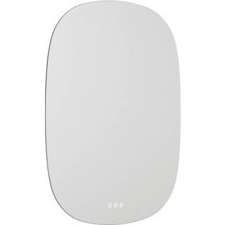 Dansani Oval spejl 80 x 60 cm med lysstyring, tilvælg lampe