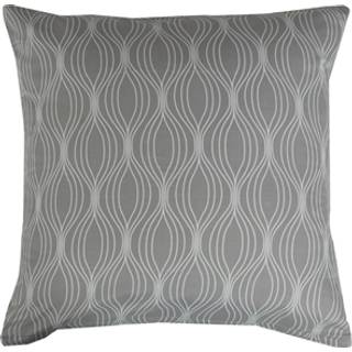 Pudebetræk 60x63 cm - Wave grå - mønstret pudebetræk - In Style