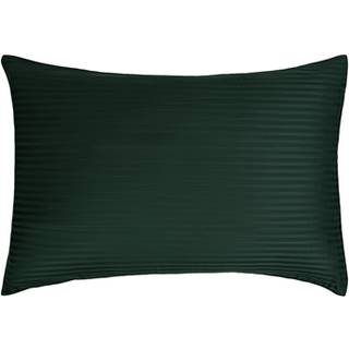 Pudebetræk 70x100 cm - 100% Bomuldssatin - Grønt ensfarvet pudebetræk - Borg Living