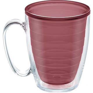 Tervis Clear & farverig bordplade lavet i USA dobbeltv?gget isoleret tumbler rejsekop holder drikkevarer koldt og varmt 16oz krus ?ldreb?r vild