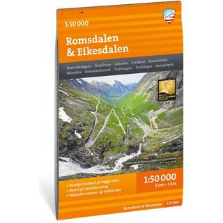 Calazo förlag Turkart Romsdalen & Eikesdalen 1:50 000 NoColour, OneSize