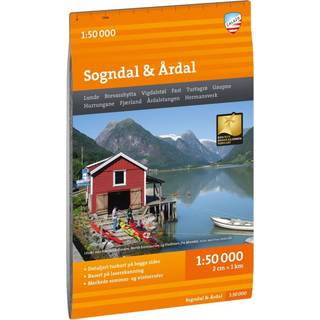 Calazo förlag Turkart Sogndal & Årdal 1:50.000 NoColour, OneSize