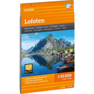 Calazo förlag Turkart Lofoten 1:50 000 NoColour, OneSize
