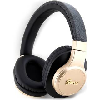 Guess 4G Bluetooth-hovedtelefoner med skriftlogo - sort