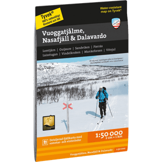 Calazo förlag Vuoggatjålme - Nasafjäll - Dalavardo 1:50 000 NoColour, OneSize