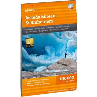 Calazo förlag Turkart Jostedalsbreen & Breheimen 1:50.000 NoColour, OneSize