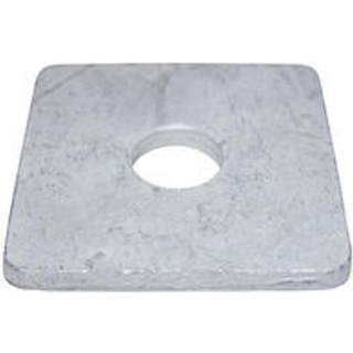 ITW WASH+ SQ, Varmforzinket - Firkantskive - M20 75 x 75 x 22 x 7 - 151400