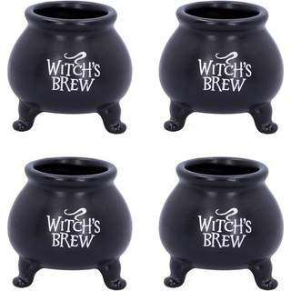 Witch's Brew Kessel Shotglas 4 Stück