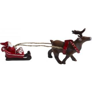 Tomtesson on sleigh, L.17cm