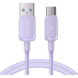 Joyroom USB-A til USB-C Hurtigopladningskabel, 3A, 1,2m - Lilla