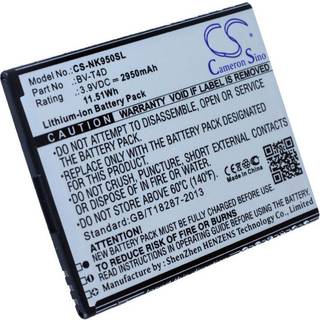 Batteri til BV-T4D erstatningsbatteri