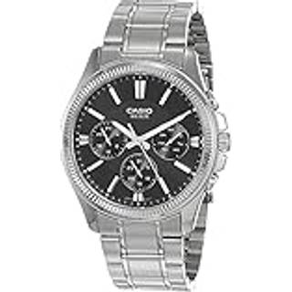 Casio Enticer Gent Herreur - Sort og Sølv (Ø 35 mm)