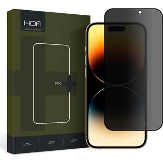 iPhone 15 Pro Max Hofi Anti Spy Pro+ Privacy Skærmbeskyttelse Hærdet Glas - 9H - Sort Kant