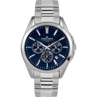 Jacques Lemans Derby 1-1945.1E - Herre - 42 mm - Analog - Quartz - Mineralglas