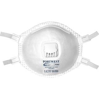 FFP3 Dolomit Testet Filtermaske m/ Ventil Hvid