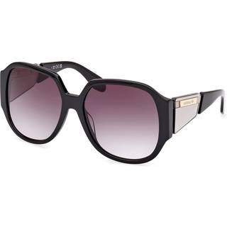 Adidas Kvinde OR0098 01B Solbriller Acetat Sort Grå Firkantet Normal Skygge
