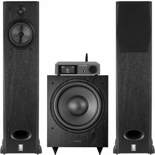 System One H16B golvhögtalare, svarta