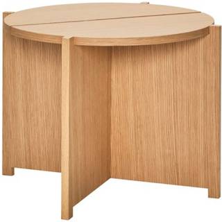 Hübsch Dash Sidebord Ø55 Cm - Sidebord & Aflastningsbord Mdf Natural - 881603