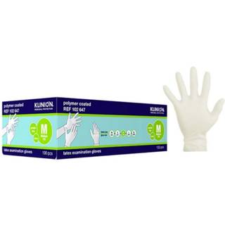 Klinion Protection Latexhandske Pudderfri Str. M Medicinsk udstyr 100 stk