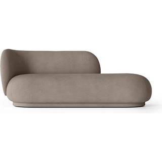 Ferm Living Rico Brushed Divan Venstre Varm Grå - Hjørnesofaer & Divansofaer Polyester Varmgrå - 100256111