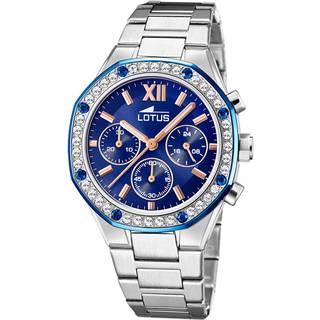 Lotus 18872/2 Damenuhr Chronograph Excellent Blau