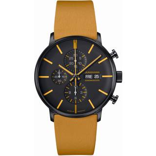 Junghans 27/4372.00 Herren-Armbanduhr Form A Chronoscope Gelb/Schwarz