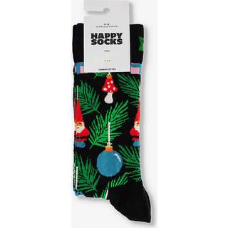 Christmas Tree Socks | Unique Holiday Gift Ideas - Black, Green, Red, Pink, Blue - 41-46