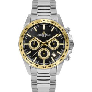 Jacques Lemans Liverpool 1-1877H - Herre - 41 mm - Analog - Quartz - Mineralglas